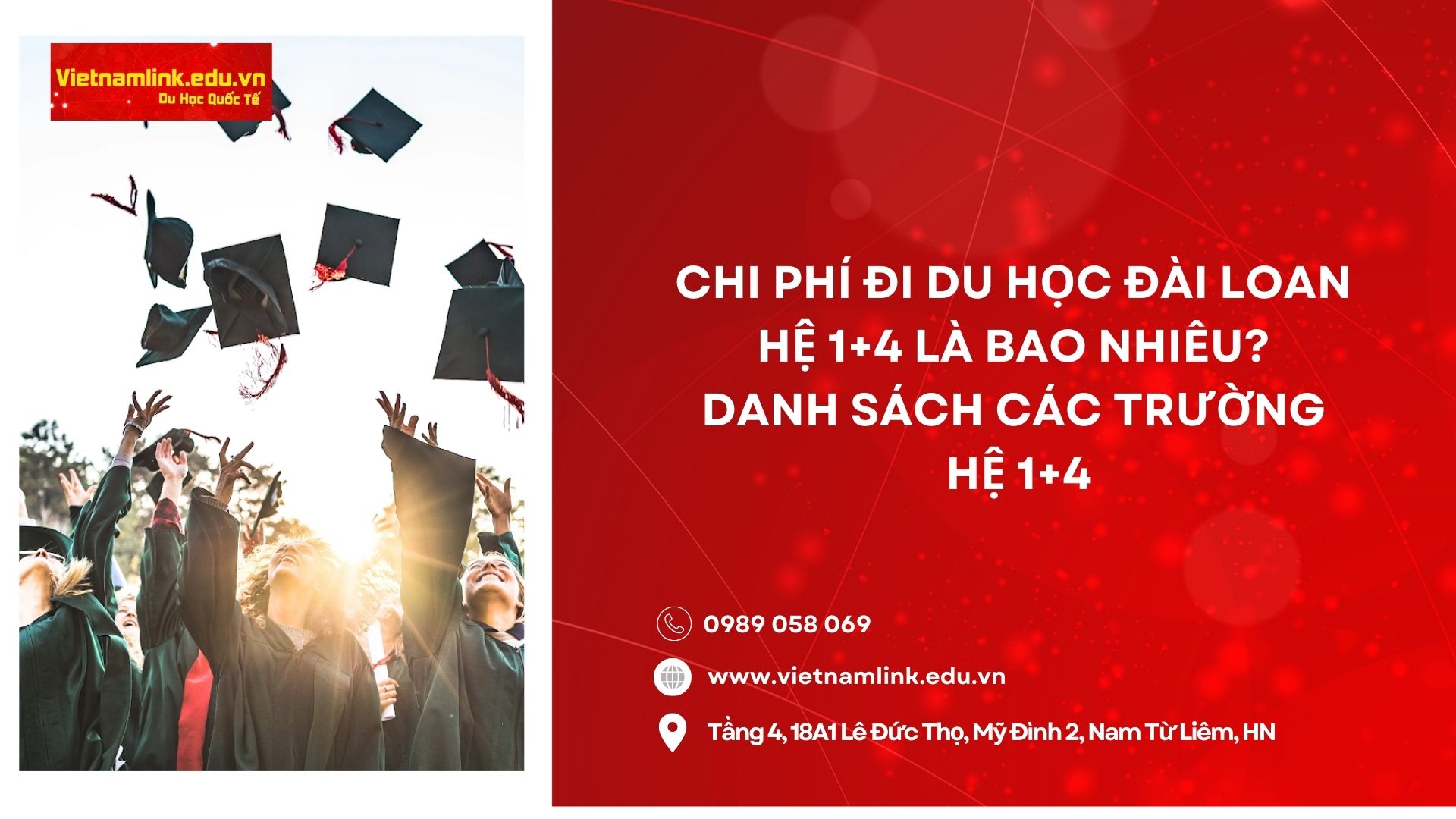 Chi phí đi du học đài loan hệ 1+4 là bao nhiêu? DANH SÁCH CÁC TRƯỜNG HỆ 1+4