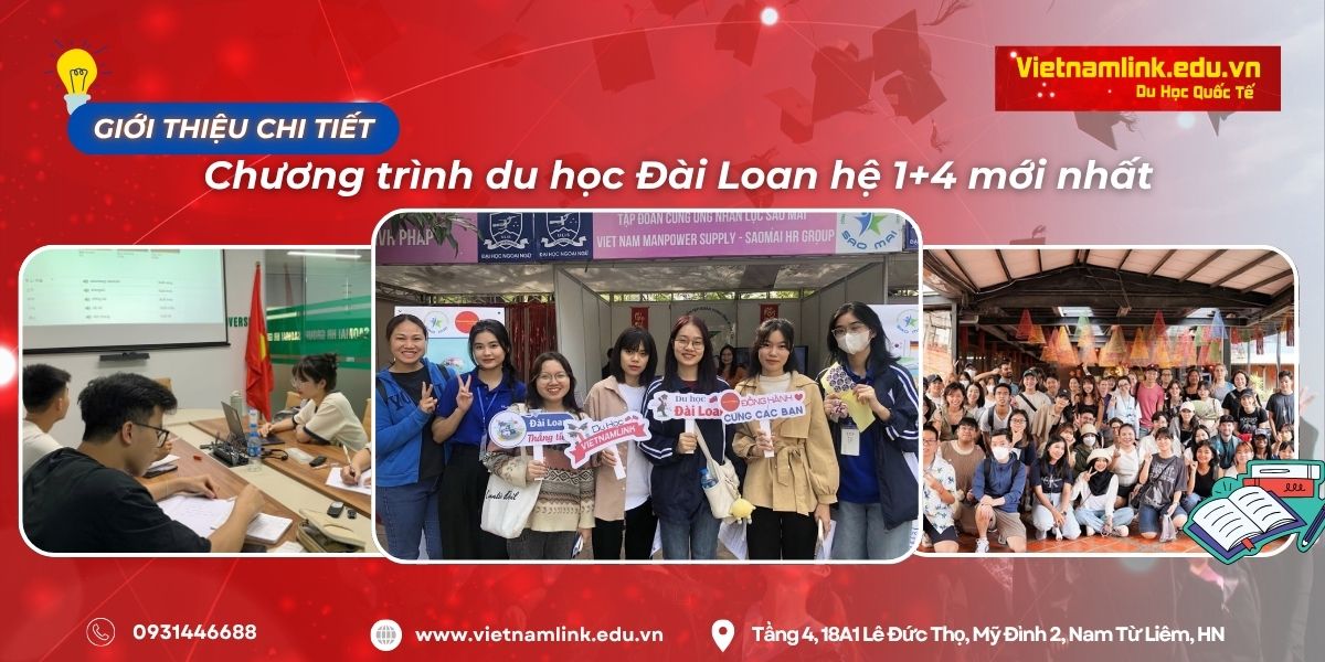 Du học Đài Loan hệ 1+4 là gì? Lộ trình học, điều kiện, chi phí mới nhất năm 2025