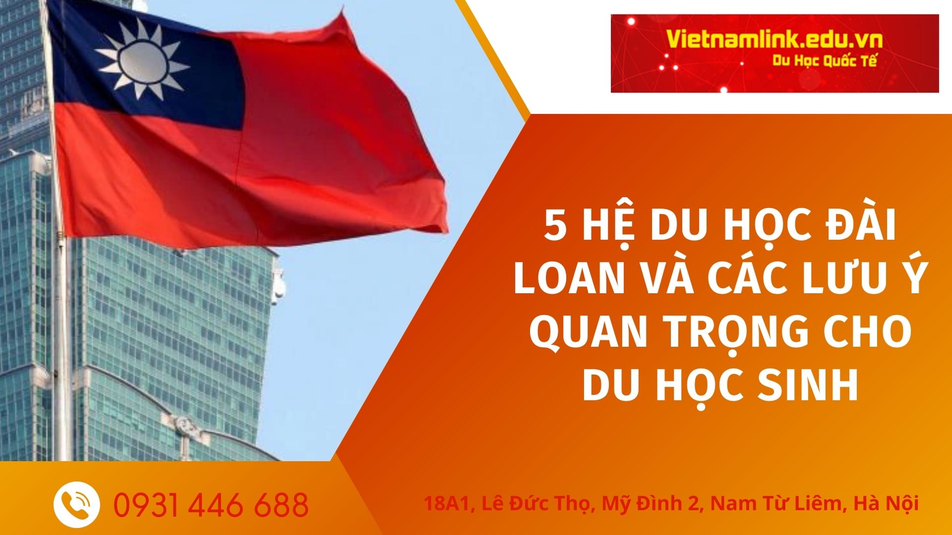 CÁC HỆ DU HỌC ĐÀI LOAN và những LƯU Ý dành cho tân sinh viên