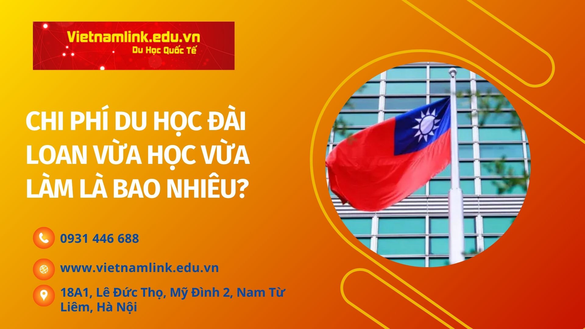 CHI PHÍ Du học Đài Loan VỪA HỌC VỪA LÀM chi tiết nhất dành cho Du học sinh