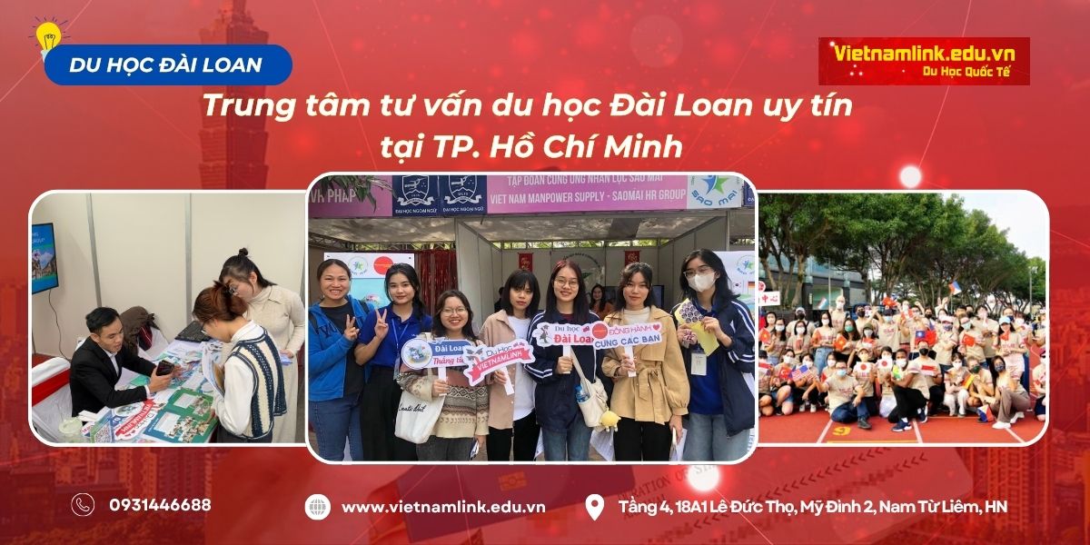 Địa chỉ trung tâm tư vấn du học Đài Loan uy tín tại tỉnh Thành phố Hồ Chí Minh